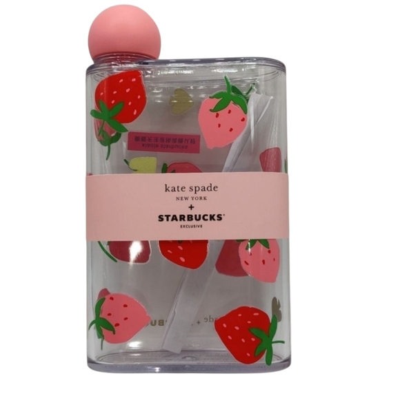 Starbucks Other - Starbucks × Kate Spade Strawberry Tumbler 14 oz